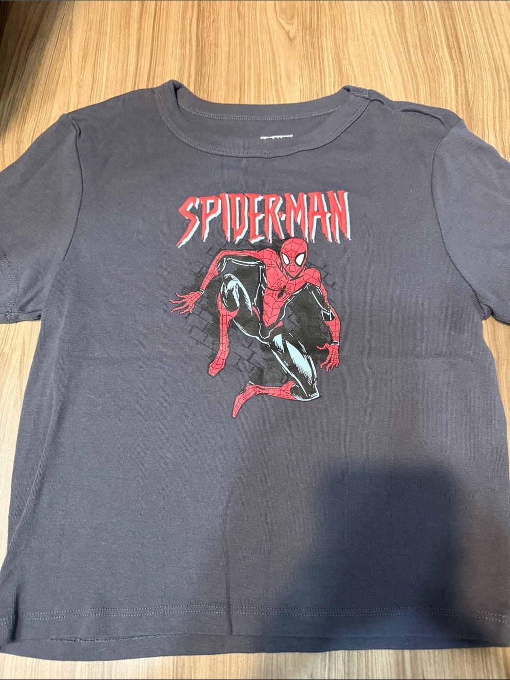 Marvel Spider-Man Crop Top - Black & Red